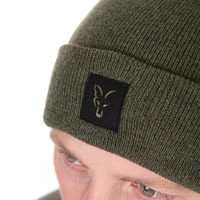 Fox Collection Bobble Hat Green/Black